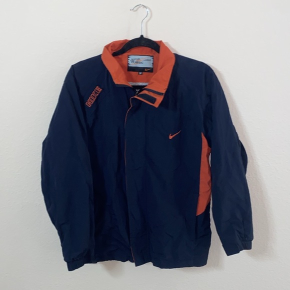 🦋Rare Vintage 2005 Nike Basketball Men's Navy/Orange Jacket! - Picture 5 of 16